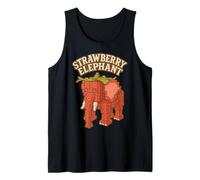 Elefante Fragola Divertente Italiano Brainrot Bambini Gaming Meme Canotta