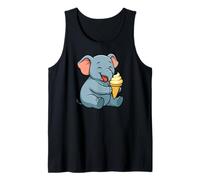 Elefante Gelato Zoo Amante Animali Kawaii Ragazzi Ragazze Bambini Canotta