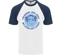 Elefante Ho Rotolato Gli Occhi Ad Alta Voce Maglietta Da Baseball S/S Uomo