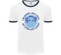 Elefante Ho Rotolato Gli Occhi Ad Alta Voce Uomo Ringer T-Shirt