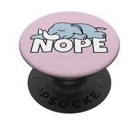 Elefante Pigra Nope Not Today Pigro Pigrizia PopSockets PopGrip Adesivo