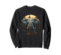 Elefante Pino Foresta Scena Africana Fa Felpa