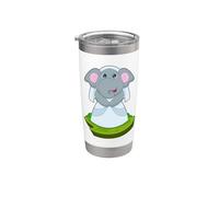 Elefante Sposa Velo Matrimonio Bicchiere termico in acciaio inox doppia parete