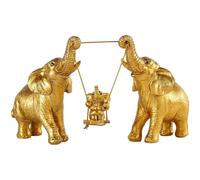 Elefante statue decorazione per la casa, in resina buona fortuna figurina di elefante madre e figlio, stile moderno simpatico animale scultura per soggiorno libreria di libreria desktop statue decora