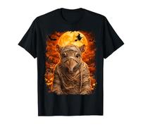 Elefante Toporagno Mummia in Creepy Pumpkin Patch Halloween Night Maglietta