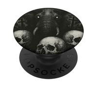 Elefante vuole un Halloween satanico con orrore gotico PopSockets PopGrip Adesivo