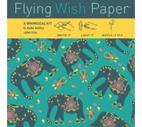 Elefanti, Flying Wish Paper, Scrivi It Luce & Orologio Fly, Mini Kit 12.7cm x