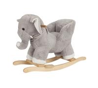Elefantino a Dondolo in Morbido Peluche Cavalcabile per i Bambini Più Piccoli