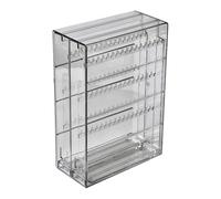 Elegabrillia Scatola Porta Gioielli Multifunzione Antipolvere, Supporto per Orecchini, Organizer per Gioielli per Armadi, Comò E Casa, Chiaro