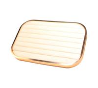 Elegabrillia Vassoio Organizer per Gioielli, Porta Gioielli, Espositore per Orecchini E Anelli, Contenitore per Gioielli da Toeletta, Ideale per La Fotografia di N, Slot a Strisce