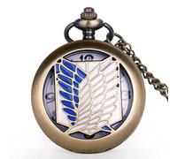 ELEGAM pocket watches for men,pocket watch,1 Pc Bronze Quartz Pocket Watch Vintage Men Kids Pendant Necklace Fob Watch Gifts-bronze (Color : Bronze) (Color : Bronze)