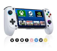 Elegamefy Controller cellulare per iPhone/Android, smartphone controller con joystick aggiornato senza zone morte, luce Coloful
