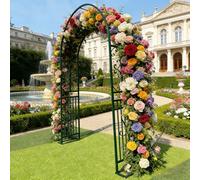 Elegan Rose Arch - Anique Design Curvo Facile da montare e Riutilizzabile - Perfetto per GarCeremonies Paries e Phoo Fondali - Uso interno e esterno