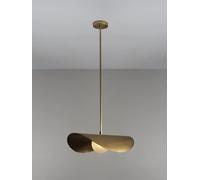 Elegance Armatura Montera Biomorphic Luce a Soffitto IN Ottone & Soffiato Ogni