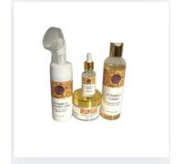 Elegance Catel Routine Viso & Corpo Vitamina C, 4 Cura Essenziale, 99% Bio, Per Splendente e Unificato