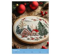 Elegance in Embroidery (Desk Calendar 2026 DIN A5 portrait), CALVENDO 12 Month DeskCalendar: Craftsmanship with heart - the magic of embroidery