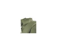 Elegance Linen Wrinkle-Free- 1500 Thread Count Queen Size Egyptian Quality Copripiumino 3 pezzi, Verde