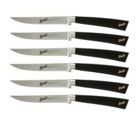 Elegance Set 6 coltelli bistecca Nero