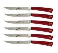 Elegance Set 6 coltelli bistecca Rosso