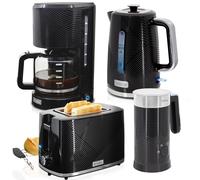 Elegance Tostapane + Bollitore 1,7L+ Macchina Caffè Americano + Montalatte 2200W