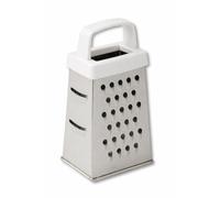 ELEGANCIO Mini grattugia quadrata in acciaio inox, altezza 6,6 cm, ideale come piccola grattugia per formaggio, affettatrice allo zenzero, grattugia per parmigiano da tavolo, grattugia allo zenzero, 4