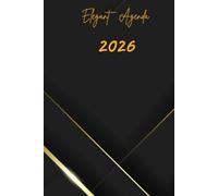 elegant 2026 All-in-One Planner & Organizer | Agenda with Notes, Trackers & Yearly Calendars: Perfect for Work, Study & Personal Life | Minimalist Clean Layout