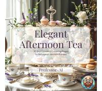 Elegant Afternoon Tea: 30 Sophisticated Colouring Pages for Relaxation and Mindfulness