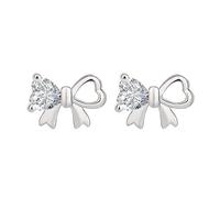 Elegant And Simple Bow Earrings The First Choice Of Fashionable Women Perfect For Daily And Evening Wear Highlighting Personality And Charm Orecchino A Gotica (Gold, One Size)