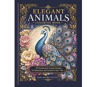 Elegant Animals Coloring Book: 50 Ornamental Animal Designs for Relaxation and Creative Calm | Vol. 1