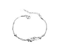 Elegant Anklet Chain Multilayer Star Beading Design Silver Plated Sandal Anklet Ankle Bracelet Foot Chain Beach Barefoot Sandal Decoration. Nice processing