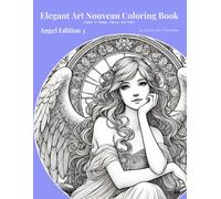 Elegant Art Nouveau Coloring Book: Elegant Art Nouveau Coloring Book