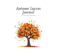 Elegant Autumn Leaves Journal: 100 Lined Pages | 8.5 x 11 inches | Fall-Themed Notebook with Leaf Design on Every Page