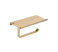 Elegant Bathroom Tissue Dispenser, Rust-Proof Dual Roller for Wall Mounted Installation, Large Storage Space And Unique Design with Curved Rod End,