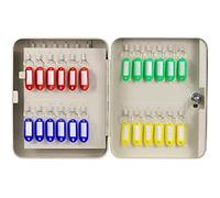 Elegant Beige Wall Key Holder High Capacity Key Cabinet for Home & Office Space-Saving Solution Stylish Key r for Clutter-Free Living