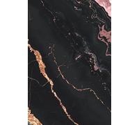 Elegant Black Marble Notebook: Stylish 6x9 Inch Lined Journal with 120 Pages, Non-Spiral Writing Notebook for Men and Women, Perfect for Journaling, Planning or Daily Notes