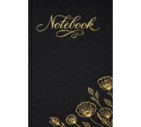 Elegant Black Notebook: Minimalist Lined Journal for Work, Notes & Daily Planning