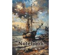 Elegant Boat-Themed Notebook: 6x9 Journal for Note-Taking, Drawing & Ideas - Perfect for School, Work, and Travel