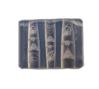 Elegant Bowknot Silicone Mould Set For Creating 3D Nails Art Earrings And Necklaces Crafting Tool Fashion Statement Bowknot Designs Mould