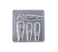 Elegant Bowknot Silicone Mould Set For Creating 3D Nails Art Earrings And Necklaces Crafting Tool Fashion Statement Bowknot Designs Mould