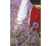 Elegant Bulgarian Lavender Notebook Lined Journal: 6''x9'' Traditional Folk Art Design for Journaling, Notes & Writing
