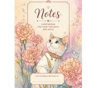Elegant Cat Floral Journal | Cute Watercolor Carnation Notebook for Writing, Notes & Daily Journaling: A Beautiful Blank Lined Notebook for School, ... Writing, Journaling & Everyday Inspiration