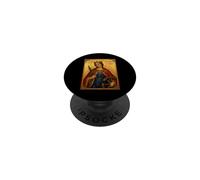 Elegant Catholic Icon of St. Catherine of Alexandria PopSockets PopGrip Adesivo