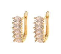 Elegant & Chic: Women's Dazzling Drop Earrings Orecchino Grande Singolo Pendente (A, A)