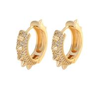 Elegant & Chic: Women's Dazzling Drop Earrings Orecchino Grande Singolo Pendente (C, A)