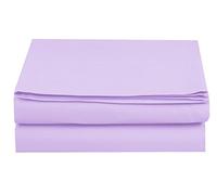 Elegant Comfort California Lenzuolo antigrinze su Amazon, qualità alberghiera a 1500 fili, 1 pezzo, lenzuolo di sotto, king size, lilla