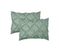 Elegant Comfort - Confezione da 2 federe con design a pieghe pizzicate, 1500 microfibra di qualit alberghiera premium, design elegante, facile d