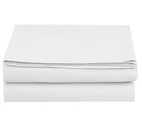 Lenzuolo di lusso su Amazon Elegant Comfort senza pieghe 1500, qualità alberghiera, 1 pezzo, matrimoniale, bianco