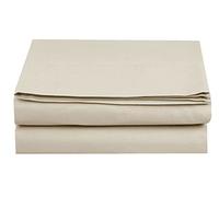 Elegant Comfort Lenzuolo piano di qualità alberghiera, lussuoso e morbido, 1500 fili, qualità egiziana, resistente alle pieghe, alle macchie e allo sbiadimento, misura Twin/Twin XL, color crema