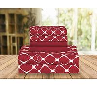 Elegant Comfort Luxury Soft Bed Sheets Bloomingdale Pattern 1500 Thread Count Percale Egyptian Quality Softness Wrinkle and Fade Resistant (6-Piece) Bedding Set, Queen, Navy Blue