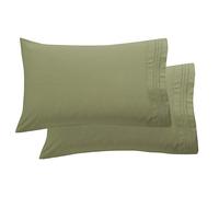 Elegant Comfort Luxury Ultra-Soft 2-Pezzi Federa - 1500 Microfibra Premium Qualit Hotel Doppia Spazzolata - Antirughe King Size Sage/G